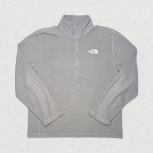 The North Face Gray Half-Zip Fleece Pullover